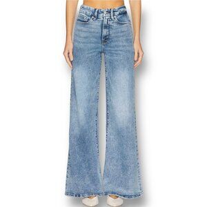 Good American Blue Flare & Wide Leg Jeans